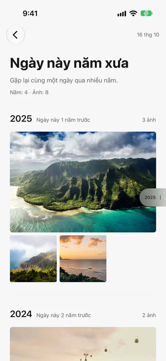 Ngày này năm xưa: ba tấm ảnh chụp ở Hawaii đúng một năm trước